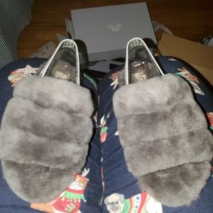 girls ugg slides